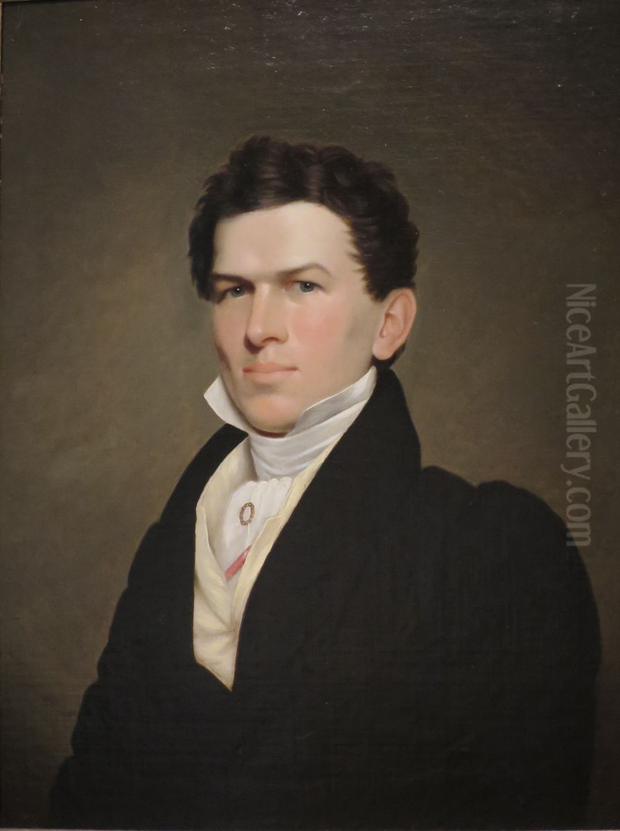 Portrait of Abraham Garland Randall Oil Painting by James Frothingham