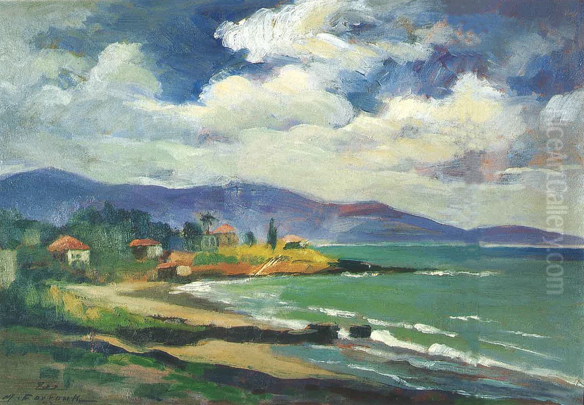 Dbayeh. Oil Painting by Moustafa Farroukh