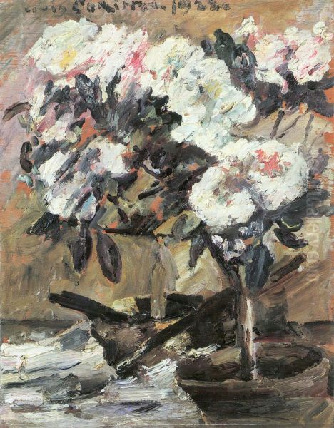 Azaleen Oil Painting by Lovis Corinth