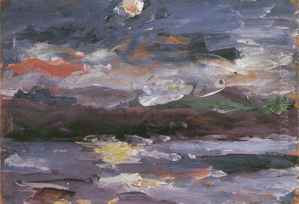 Walchensee, Mondnacht Oil Painting by Lovis Corinth