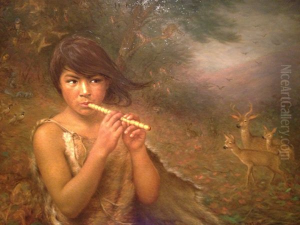 The Dawn of Song Oil Painting by Grace Hudson