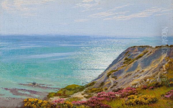The Landslip Oil Painting by Arthur Hughes
