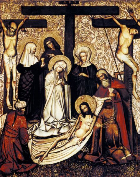 Chomranice Lamentation. Oil Painting by unknown