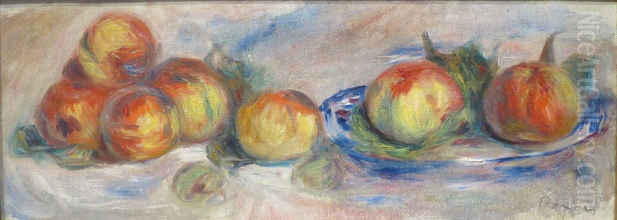 Still Life with Apples Oil Painting by Pierre Auguste Renoir