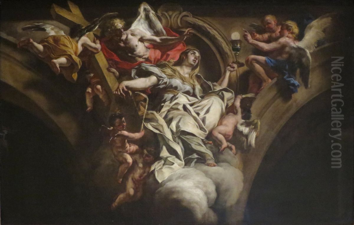 The Personification of Faith Oil Painting by Francesco Solimena