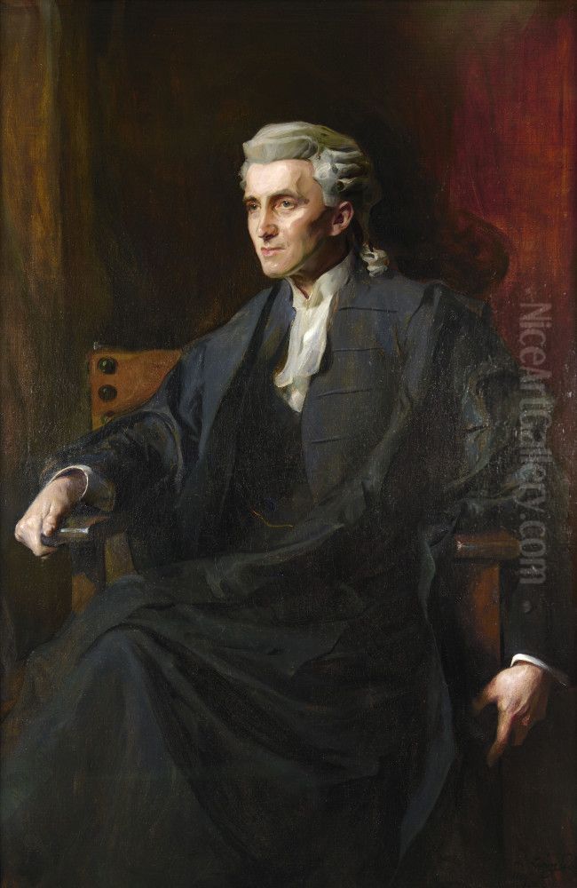 John Allsebrook Simon Oil Painting by Philip de Laszlo