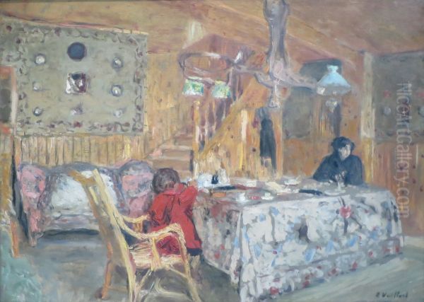The Pitch Pine Room Oil Painting by Edouard Vuillard