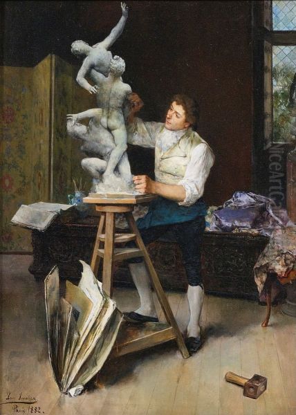 The Sculptor Oil Painting by Luis Jimenez Aranda