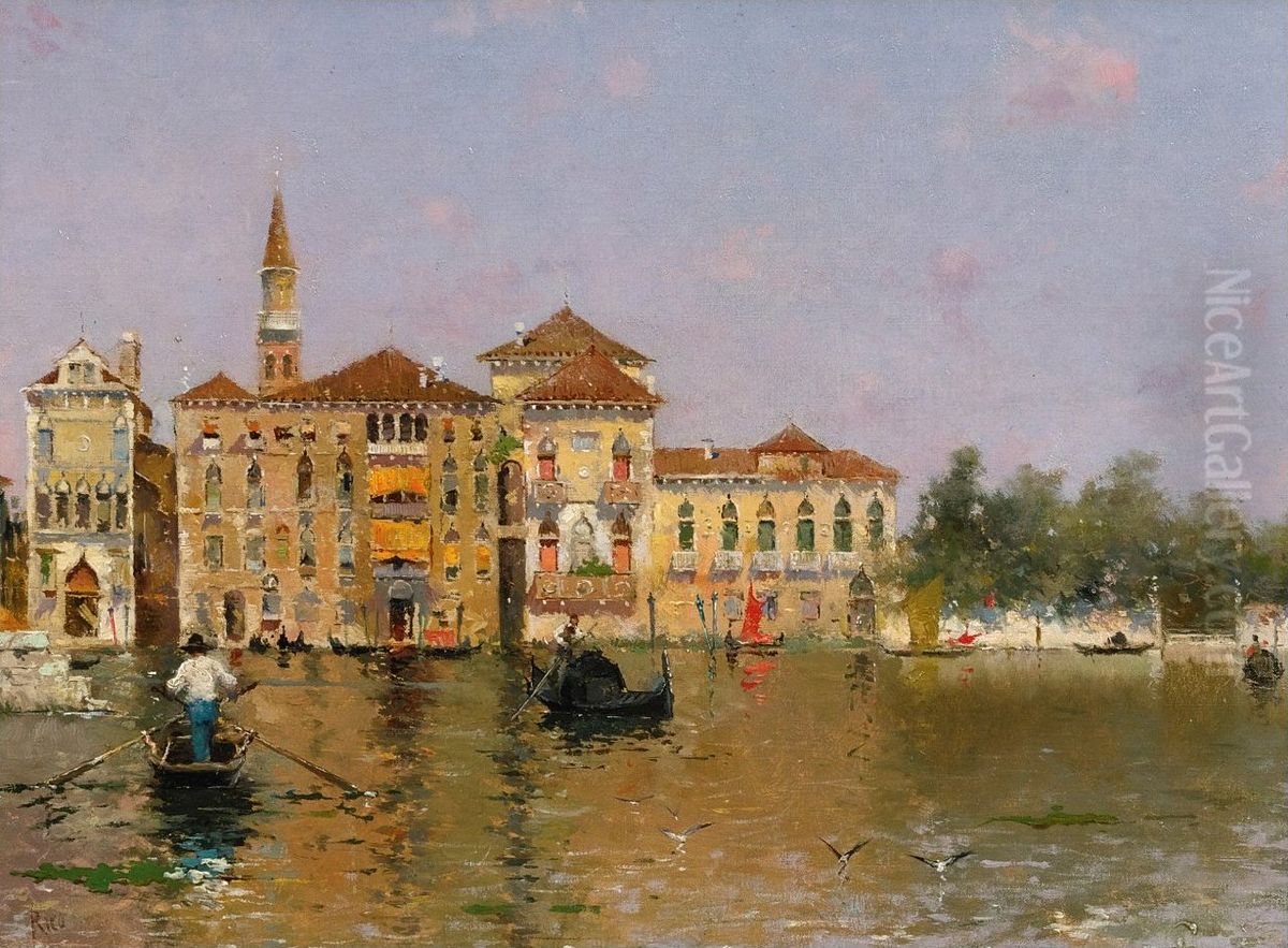 Venice Oil Painting by Martin Rico