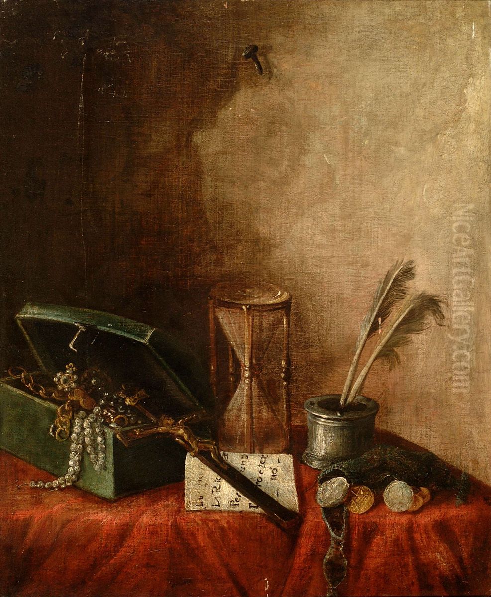Vanitas Oil Painting by Andres Leyto