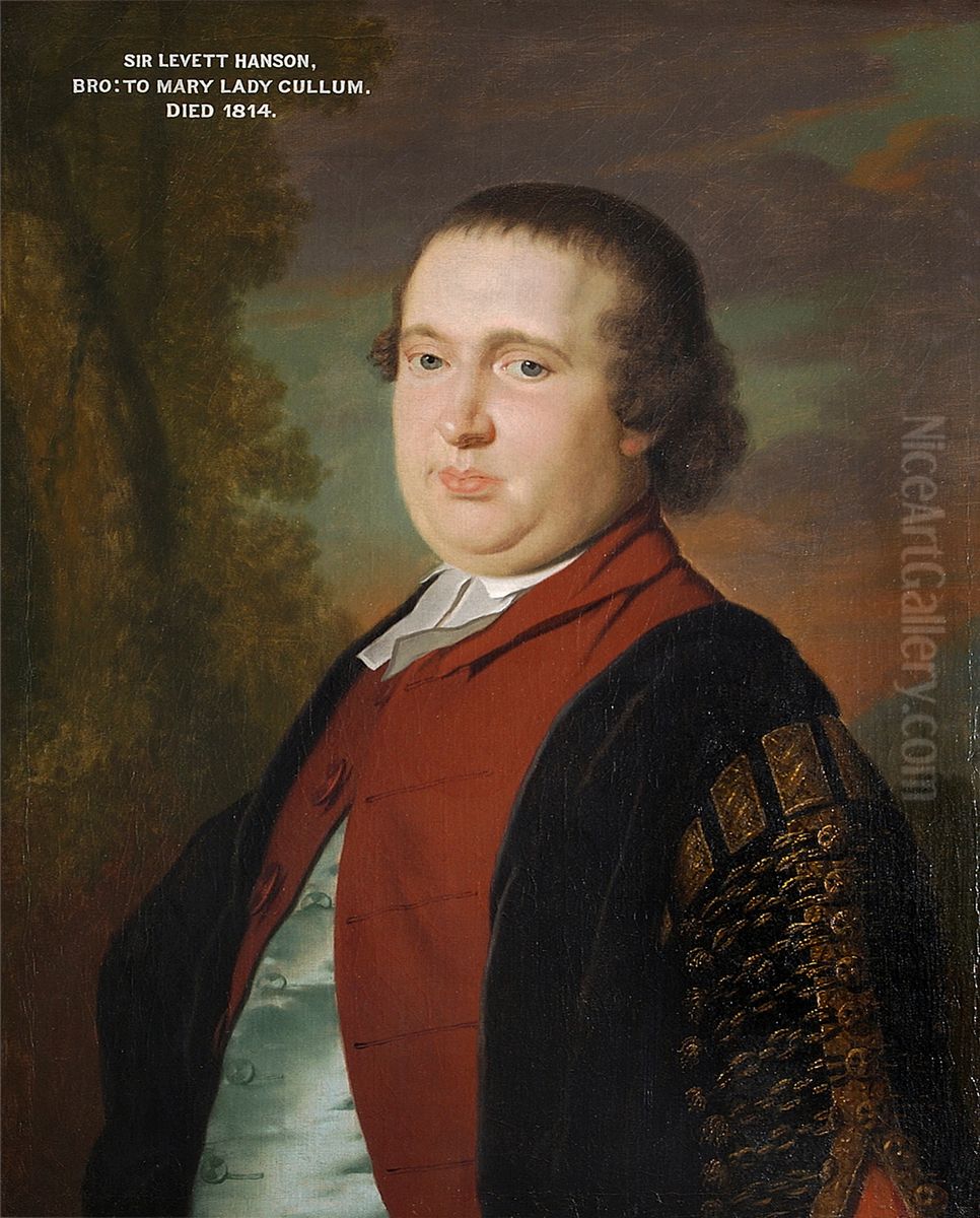 'Sir' Levett Hanson Kt (1754-1814), courtier Oil Painting by Tilly Kettle