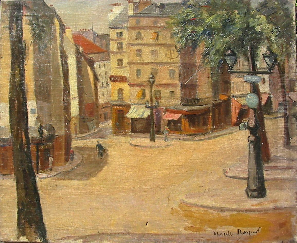 Quartier Latin, Paris Oil Painting by Marcelle Bergerol