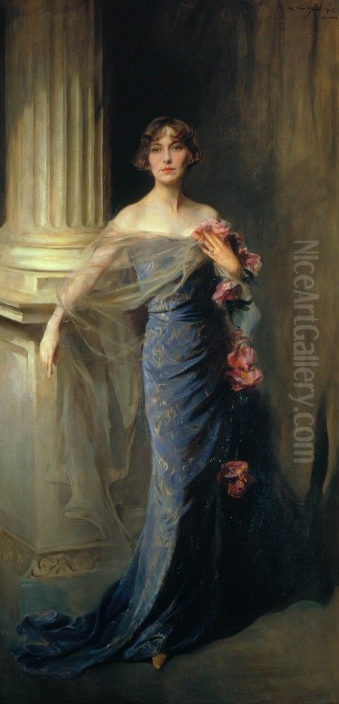 Portrait of Alice Blanceflor de Bildt Oil Painting by Philip de Laszlo