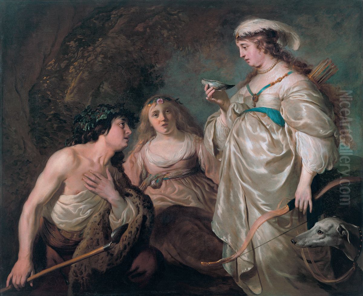 Granida and Daifilo Oil Painting by Jacob Adriaensz Backer Granida and Daifilo Oil Painting by Jacob Adriaensz Backer