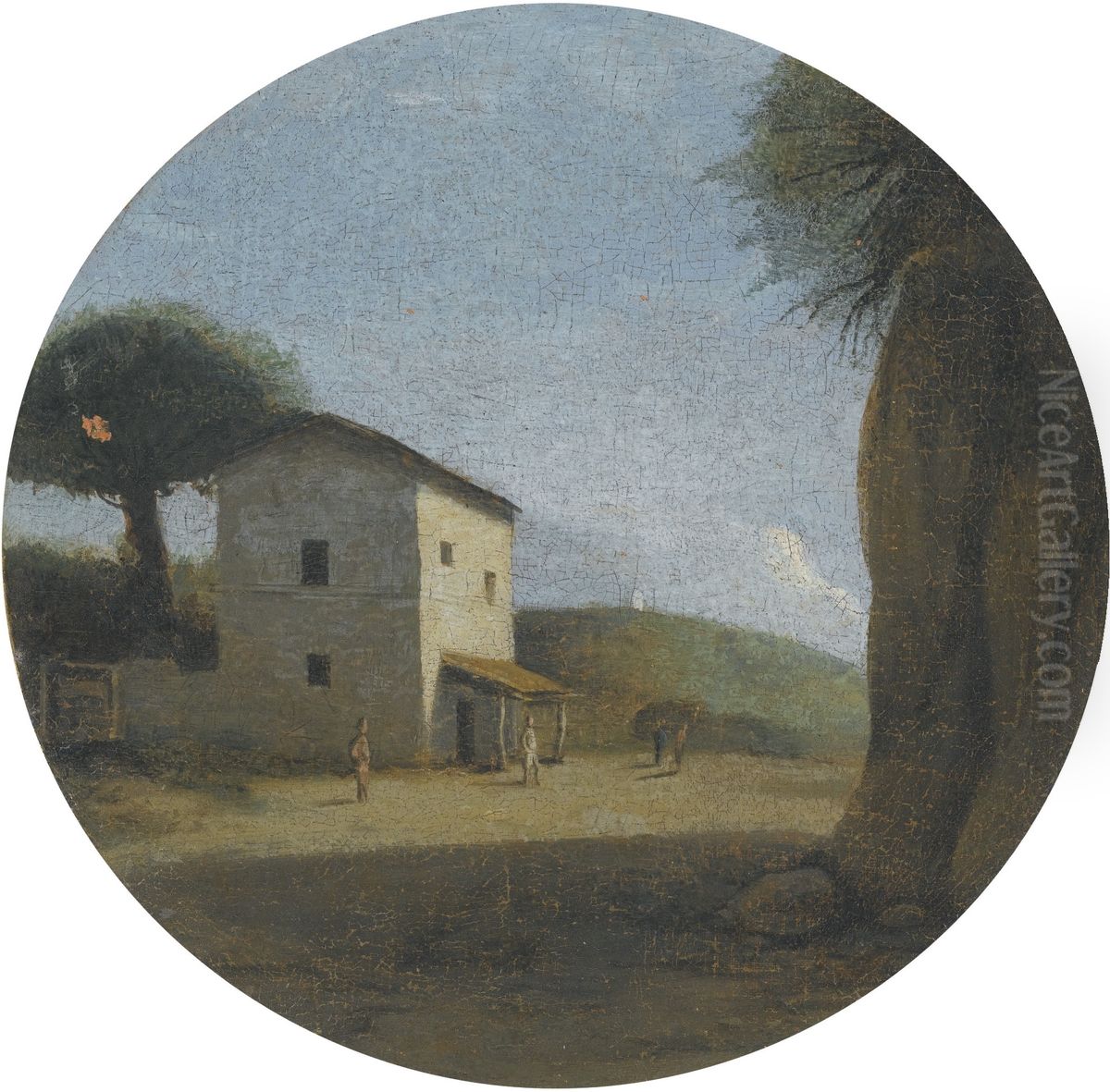 Landhaus Oil Painting by Goffredo Wals