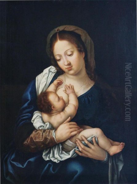 Madonna with the Child Oil Painting by Jan Gossaert