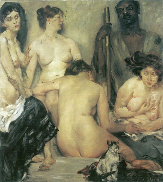 Der Harem Oil Painting by Lovis (Franz Heinrich Louis) Corinth
