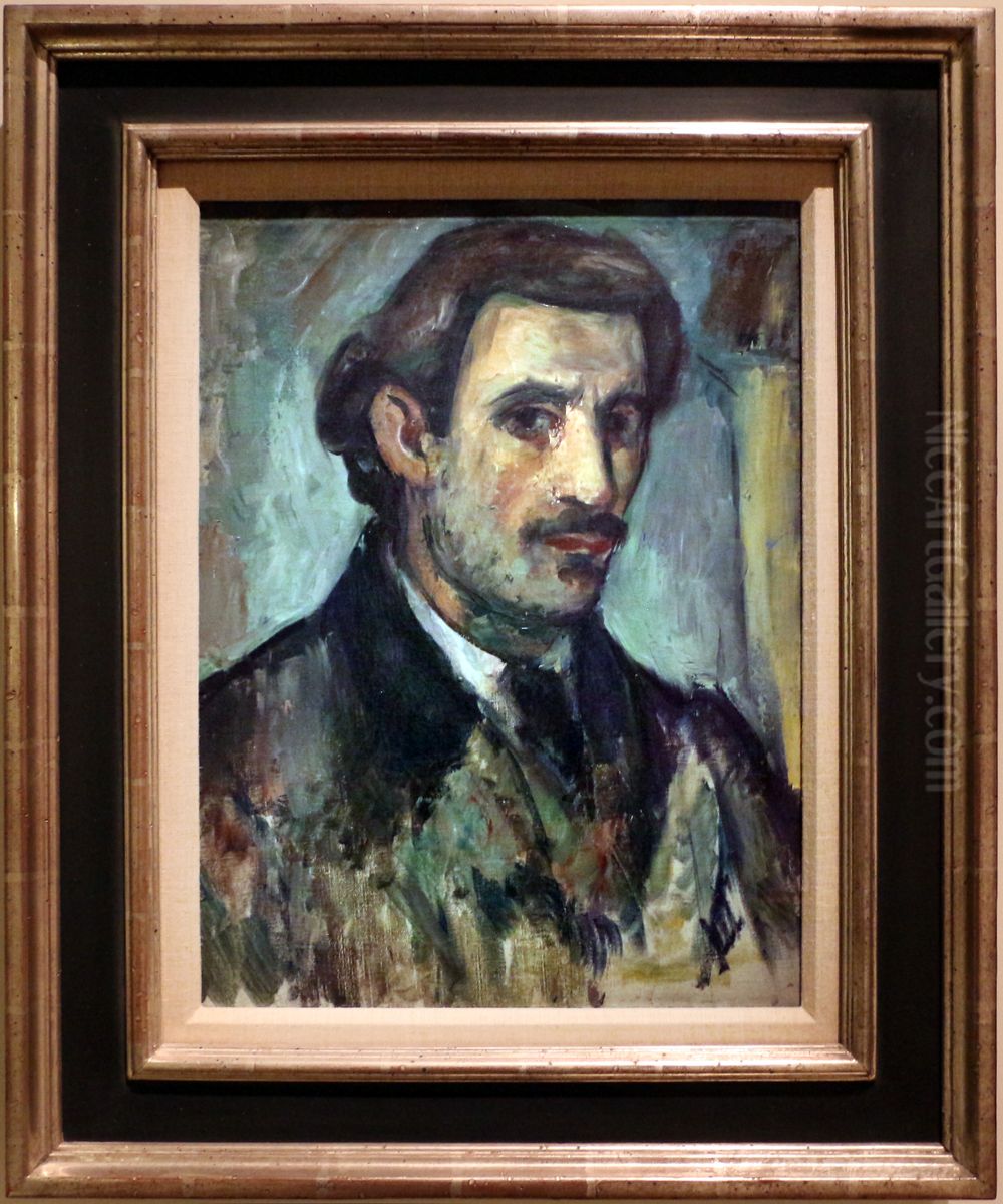 Self-portrait Oil Painting by Arshile Gorky