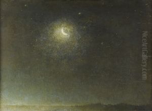Waning moon before dawn Waning moon before dawn
