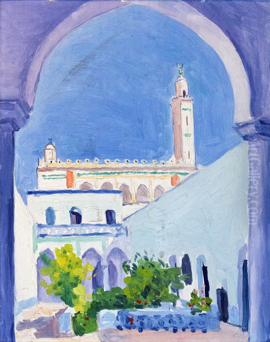 La mosquee de Laghouat Oil Painting by Albert Marquet