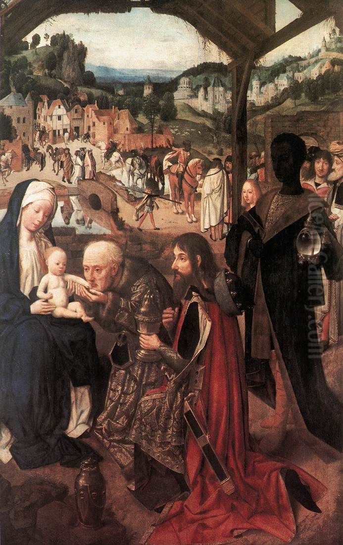 Adoration of the Magi Oil Painting by Geertgen tot Sint Jans