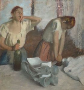 Women Ironing