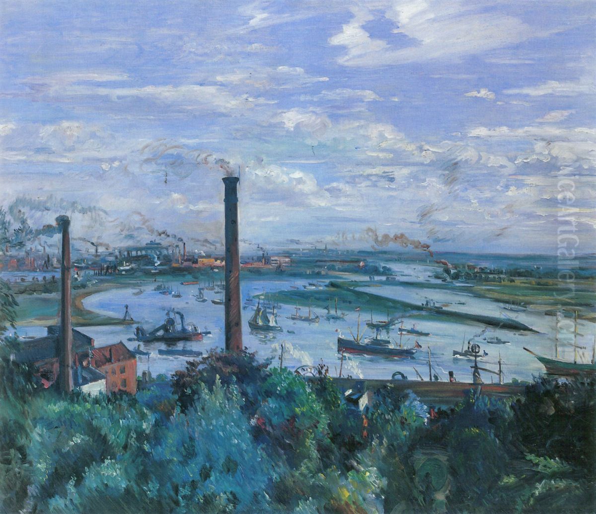 Blick auf den Kohlbrand Oil Painting by Lovis (Franz Heinrich Louis) Corinth