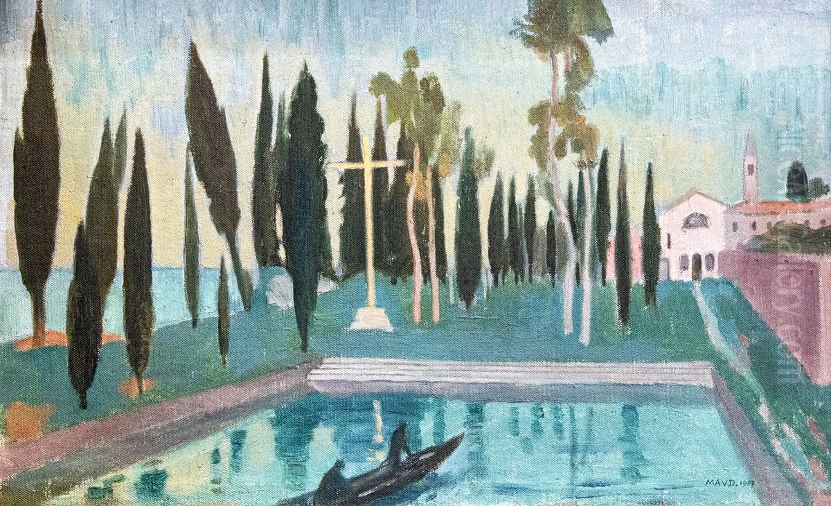 Saint-Francois-du-Desert Oil Painting by Maurice Denis Saint-Francois-du-Desert Oil Painting by Maurice Denis