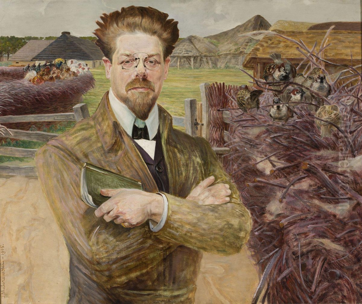 Portret Wladyslawa Reymonta Oil Painting by Jacek Malczewski