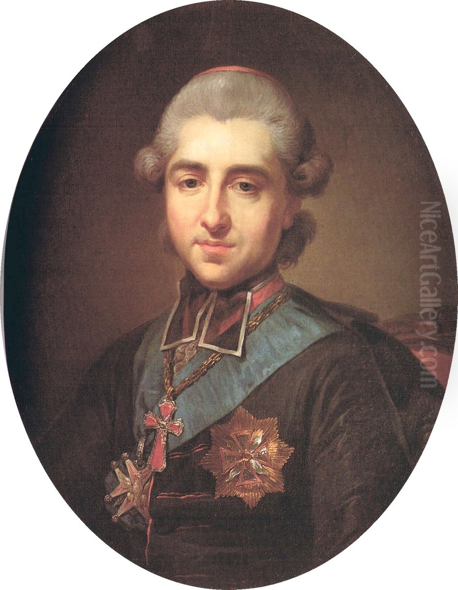 Portrait ofMichal Jerzy Poniatowski(1736-1794) Oil Painting by Marcello Bacciarelli