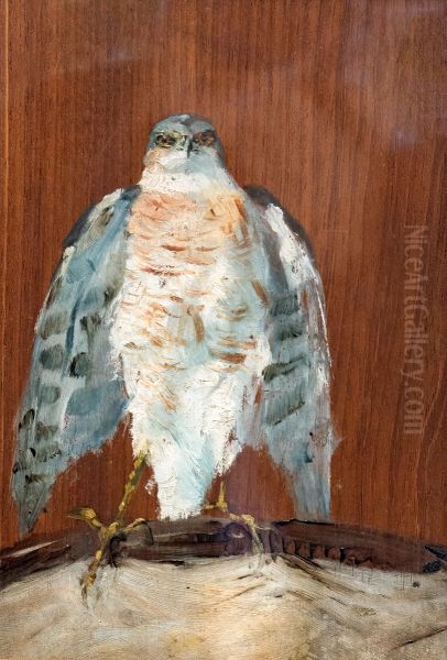 Peregrine Falcon Oil Painting by Henri De Toulouse-Lautrec