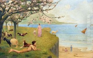 Le Printemps (suite a l'etude pour la Mairie de Bagnolet de 1893)