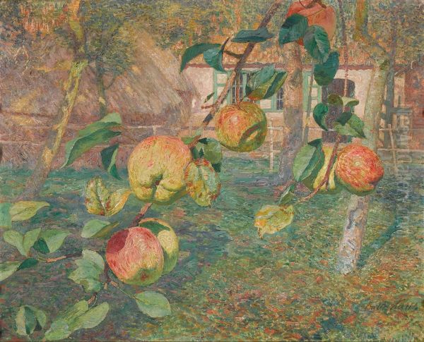 De Appelgaard Oil Painting by Emile Claus