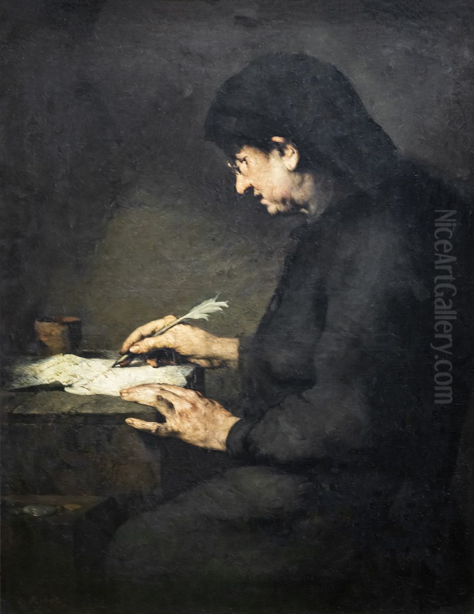 Accountability Oil Painting by Augustin Theodule Ribot