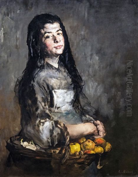 The Charboniere. Oil Painting by Augustin Theodule Ribot