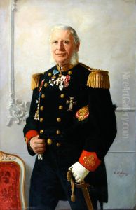 Portrait of rear admiral Martin Andreas Wulff.