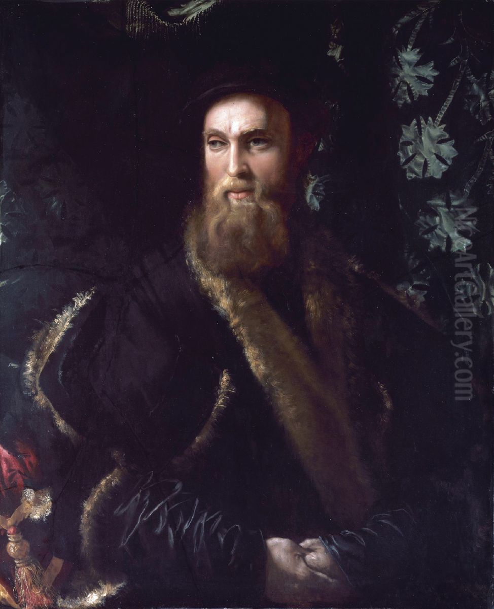 portrait of Bindo Altoviti Oil Painting by Girolamo da Carpi