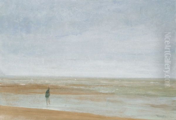 Sea and Rain Oil Painting by James McNeill Whistler