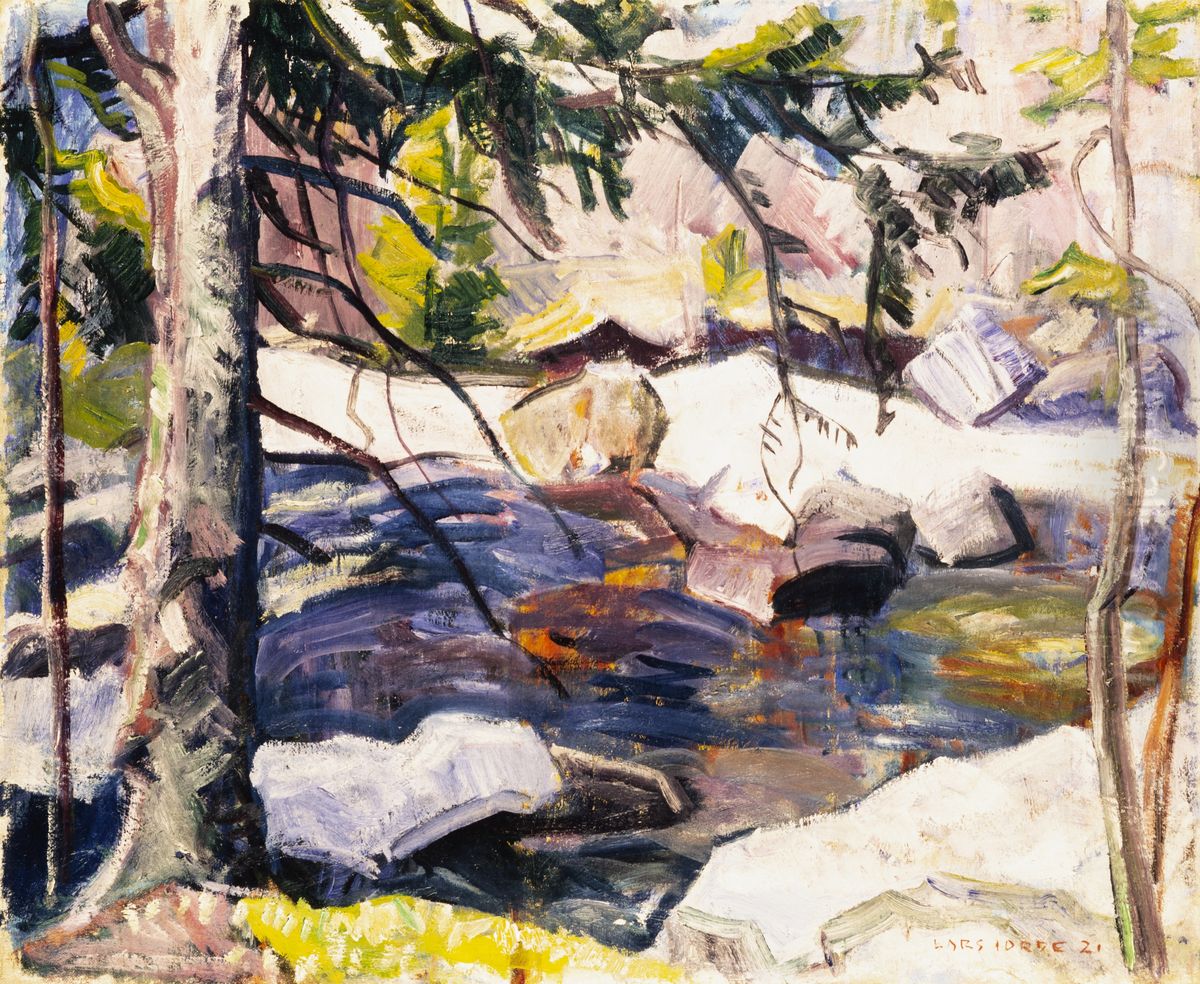 Mesna in March Oil Painting by Lars Jorde