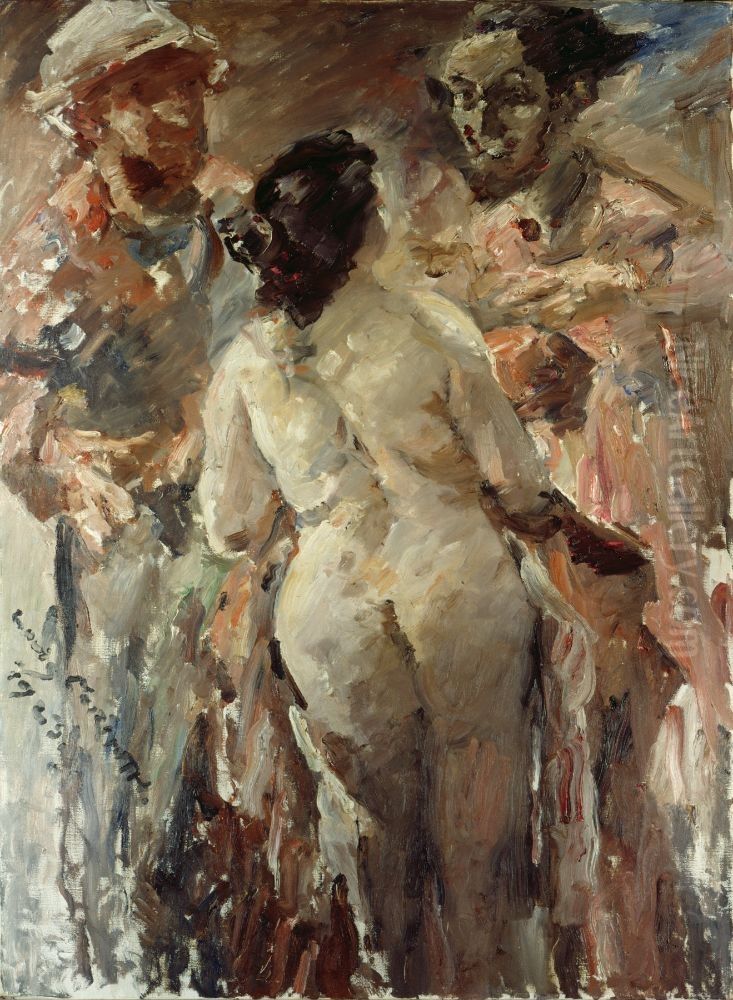 Susanna und die beiden Alten Oil Painting by Lovis (Franz Heinrich Louis) Corinth