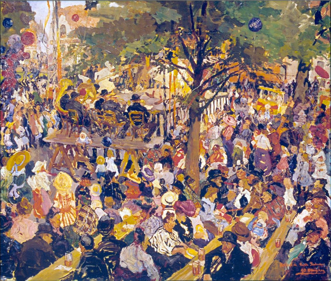 De Lochte Genteneers Oil Painting by Jules De Bruycker