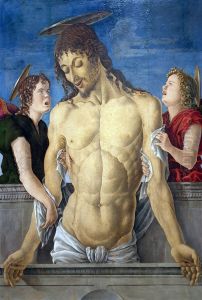 The Dead Christ, Supported by Two Angels
