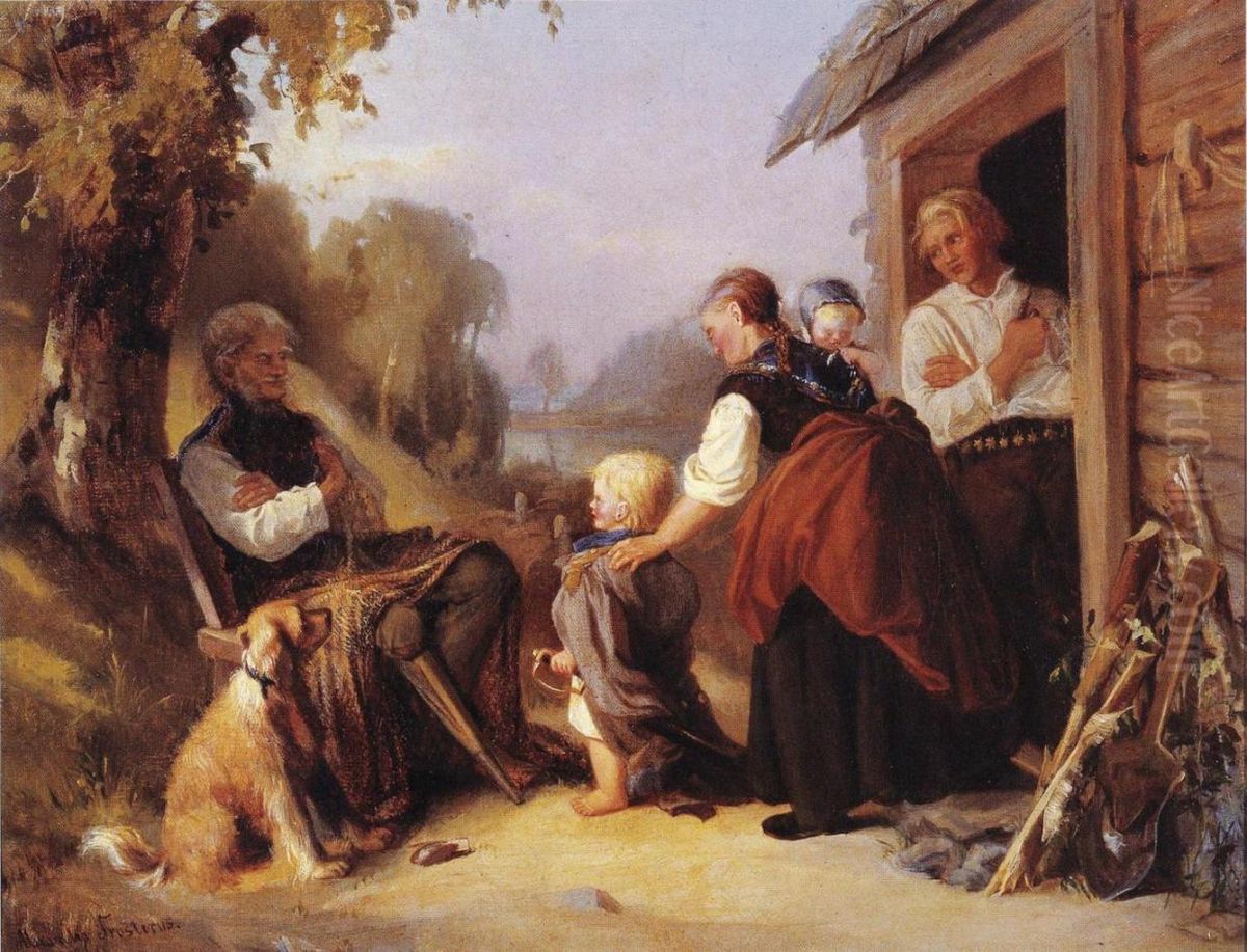Pikku Matti Oil Painting by Alexandra Frosterus-Saltin
