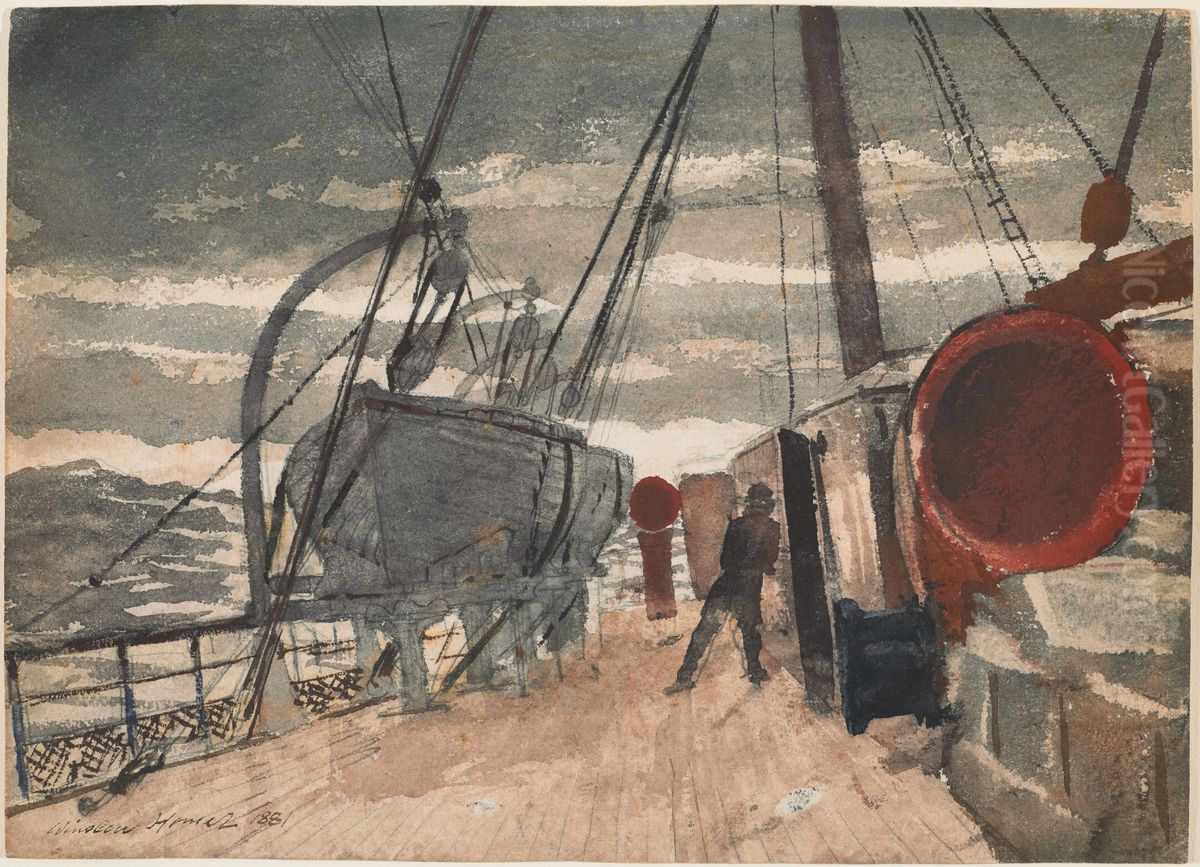 Marine Oil Painting by Winslow Homer