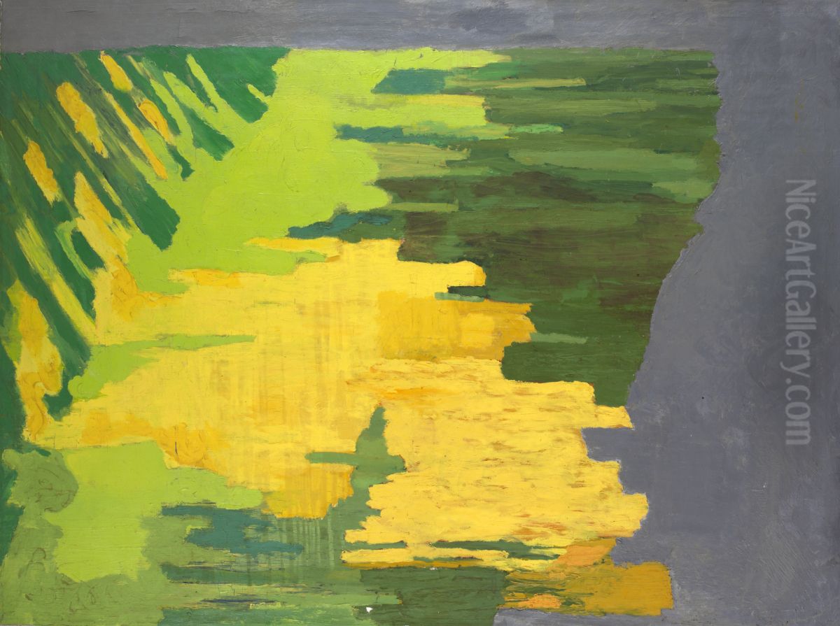 Chinatown Oil Painting by Otakar Slavik