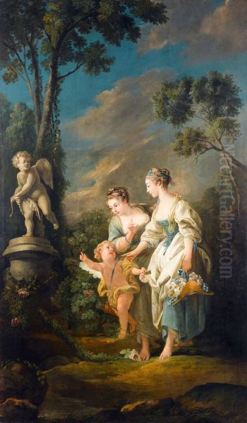 L'Offrande a l'Amour Oil Painting by Francois Boucher