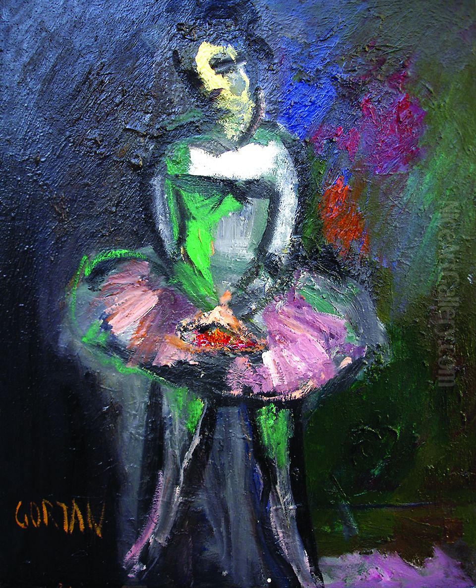 Balerina Oil Painting by unknown