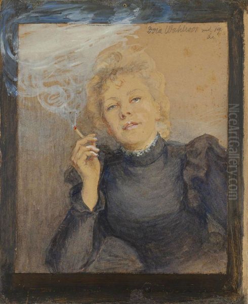 Omakuva Oil Painting by Dora Wahlroos