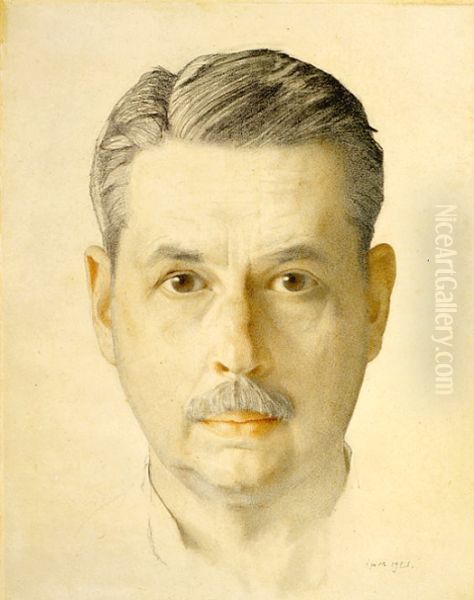 Self-portrait Oil Painting by Konstantin Somov