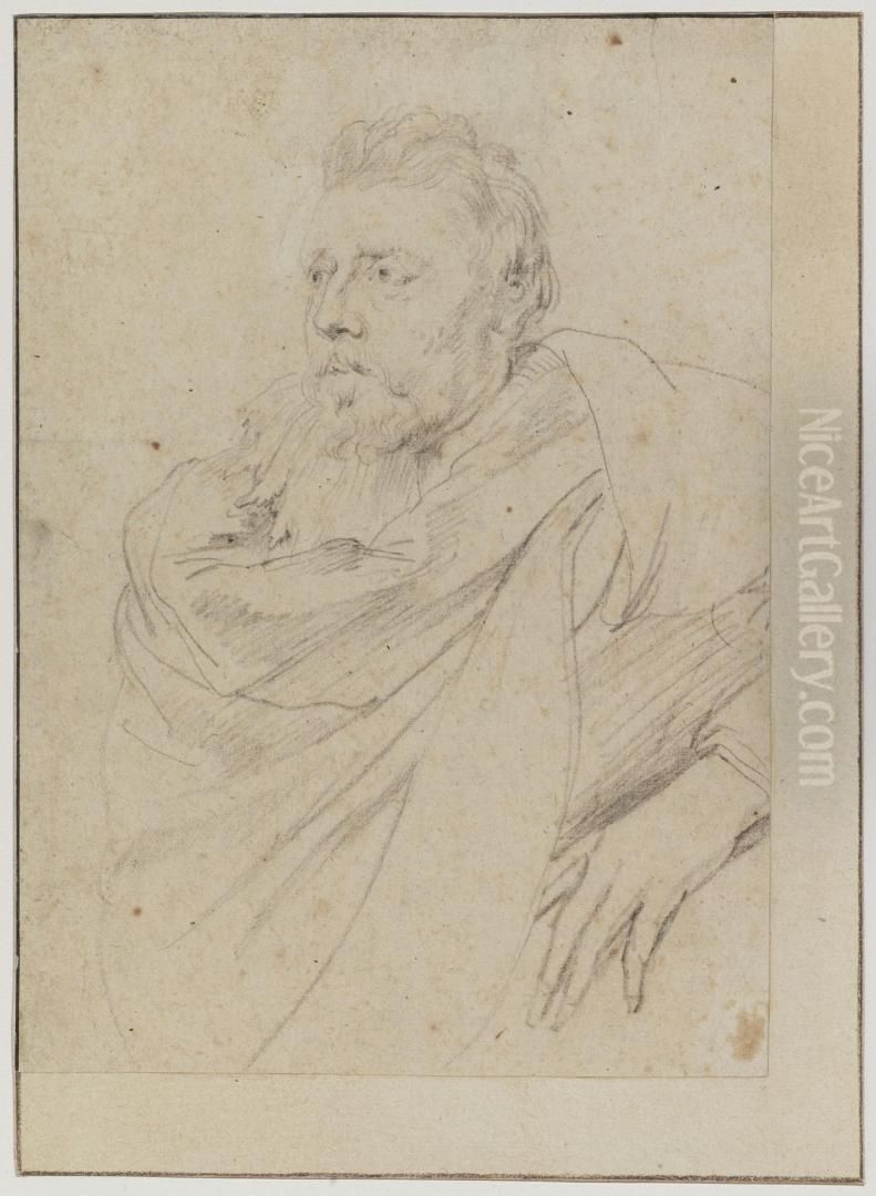 Portrait of Frans Francken II Oil Painting by Sir Anthony Van Dyck